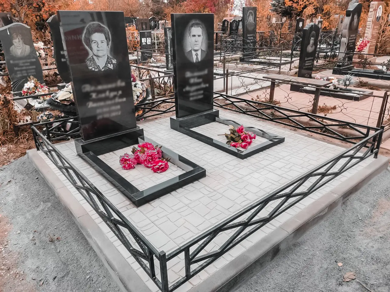 Прямоугольные памятники